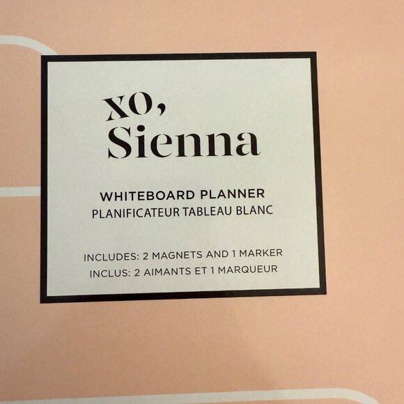 XO Sienna Magnetic Whiteboard Weekly Planner 12x15in Marker Magnets Celestial - Picture 5 of 11